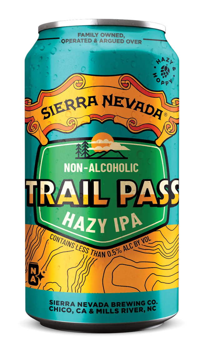 Trail Pass Hazy IPA can