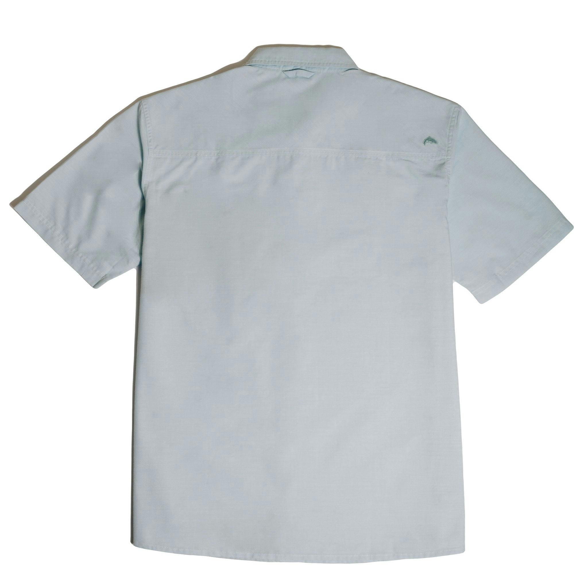 Sierra Nevada Brewing Co. X Simms Cutbank Chambray Short Sleeve Shirt - back view