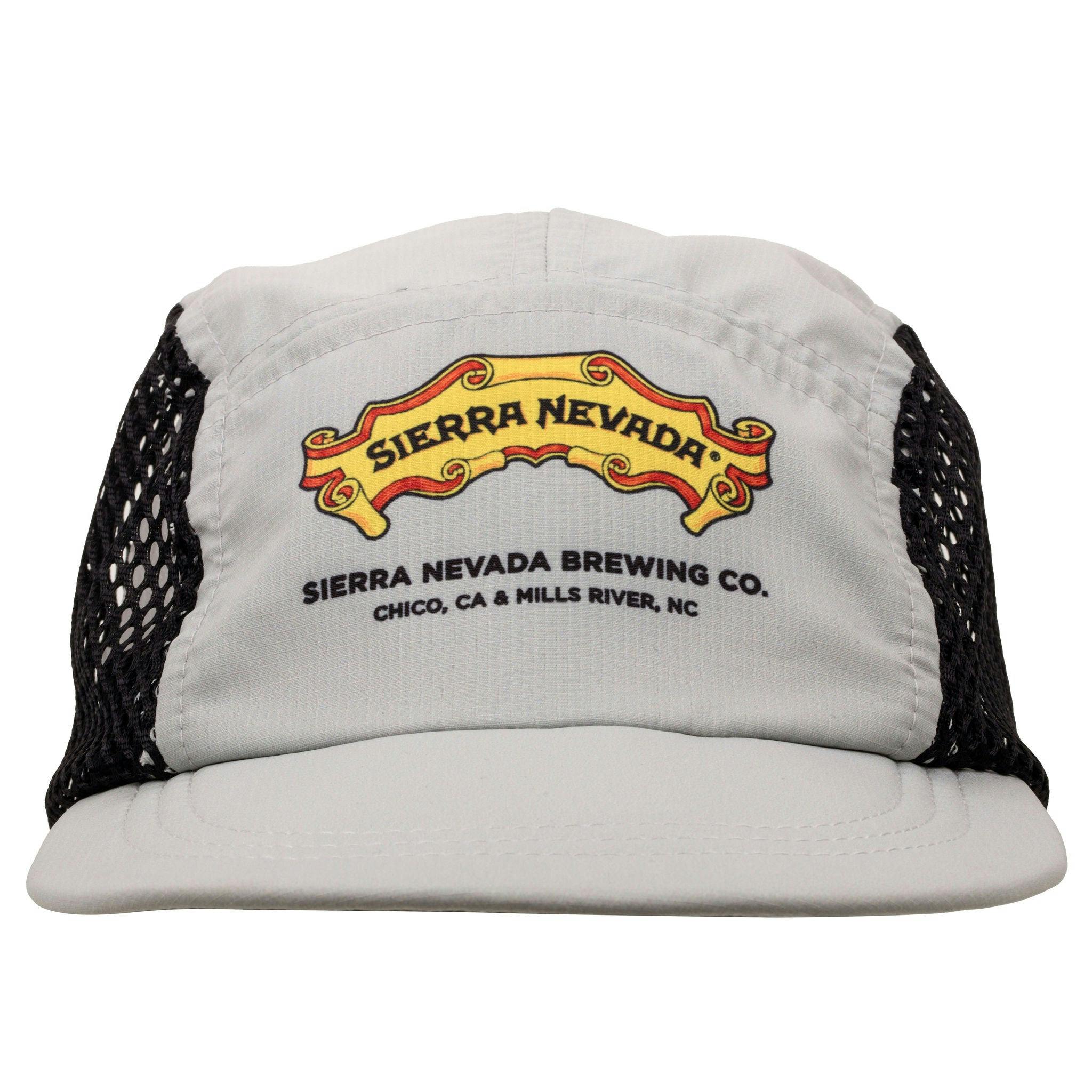 Sierra Nevada Brewing Co. Camper Hat - front view featuring the printed Sierra Nevada scroll logo