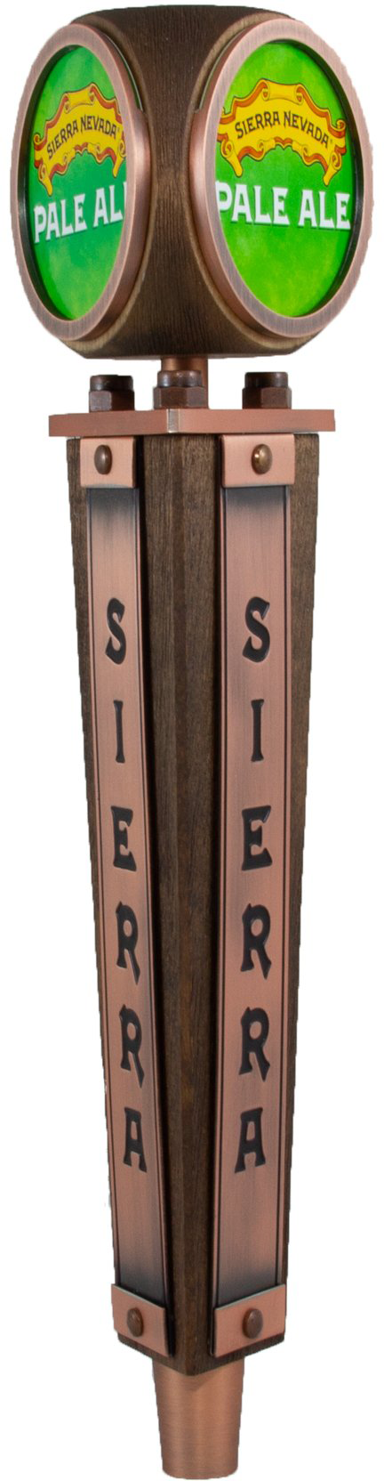 Sierra Nevada Brewing Co. Pale Ale 3 sided tap handle