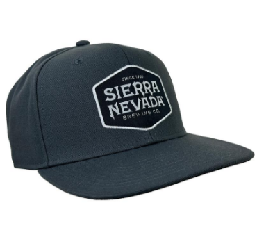 Sierra Nevada Brewing Co. Stacked Patch Cap - front view showing embroidered patch